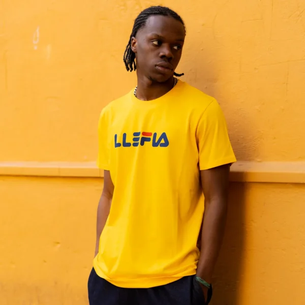 Camiseta amarilla Llefia Badaloners - Ropa urbana de barrio-thumbnail